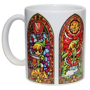 Legend of Zelda Stained Glass Coffee Mug, 11oz